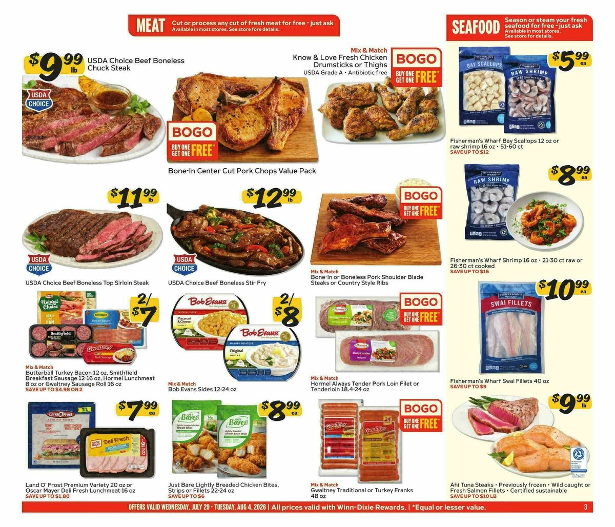 Winn-Dixie Weekly Ad from July 29