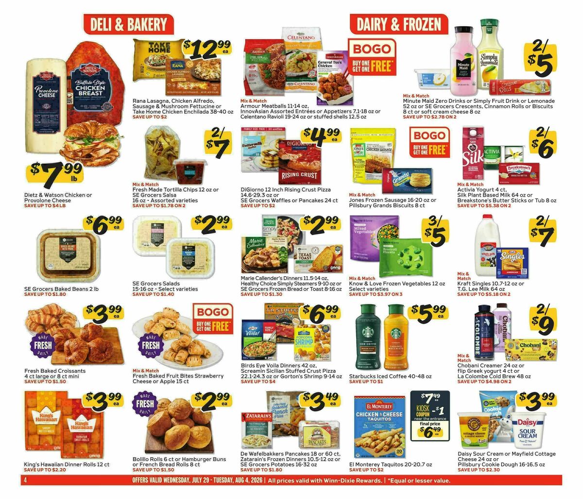 Winn-Dixie Weekly Ad from July 29