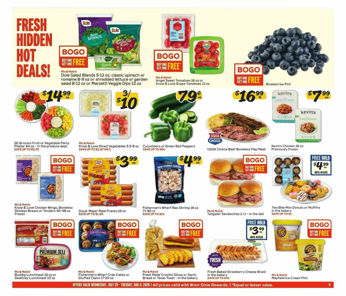 Winn-Dixie Weekly Ad from July 29