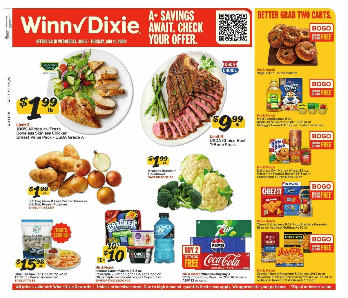 Winn-Dixie Weekly Ad from August 5