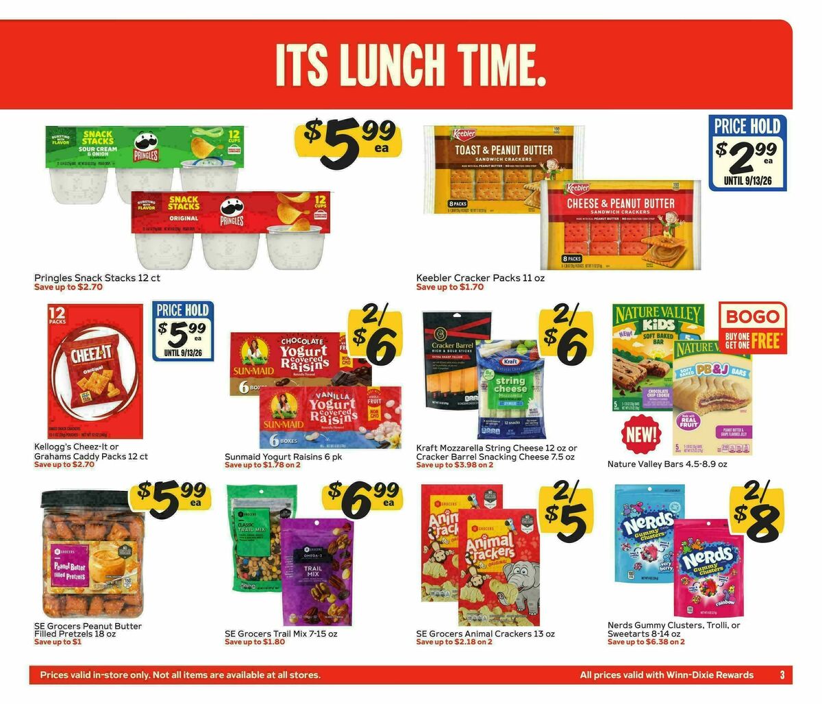 Winn-Dixie Weekly Ad from August 5