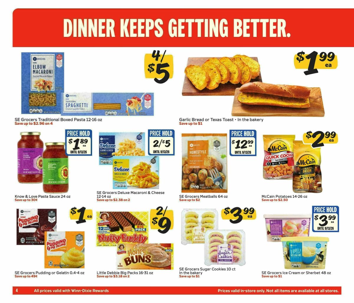 Winn-Dixie Weekly Ad from August 5