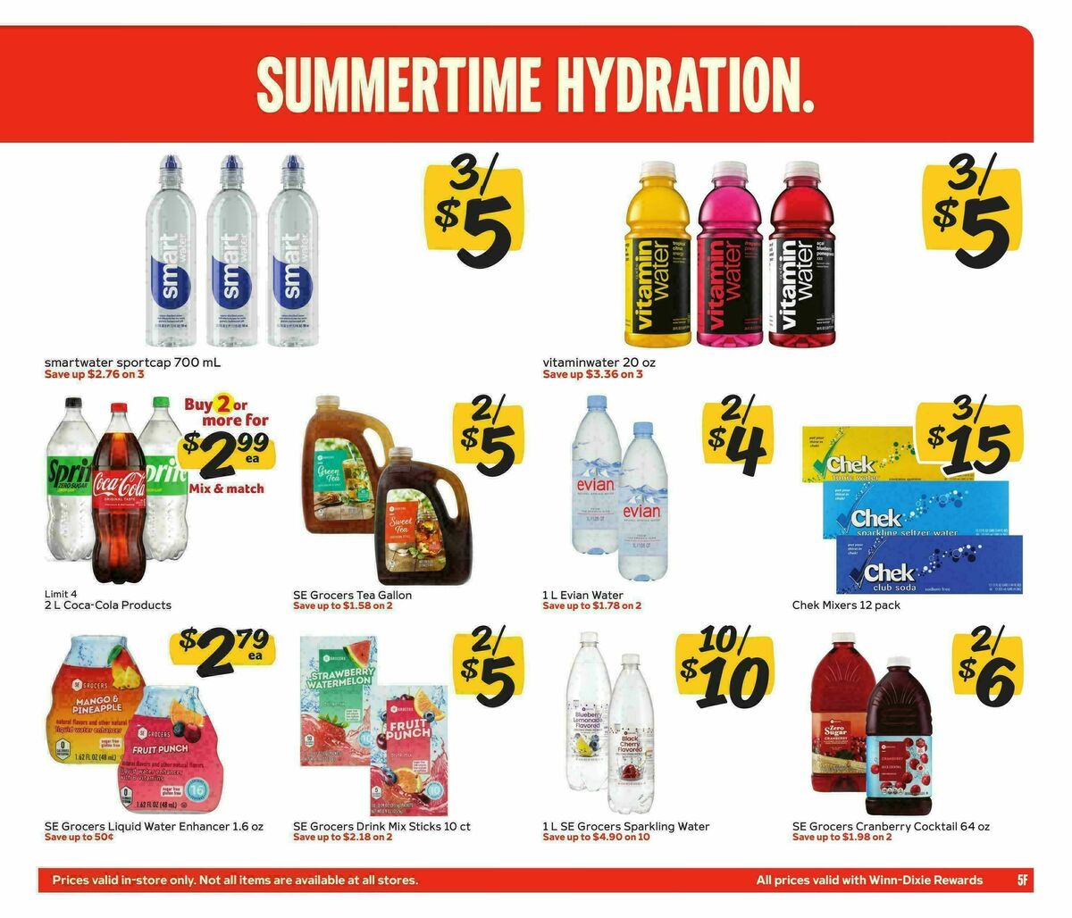 Winn-Dixie Weekly Ad from August 5