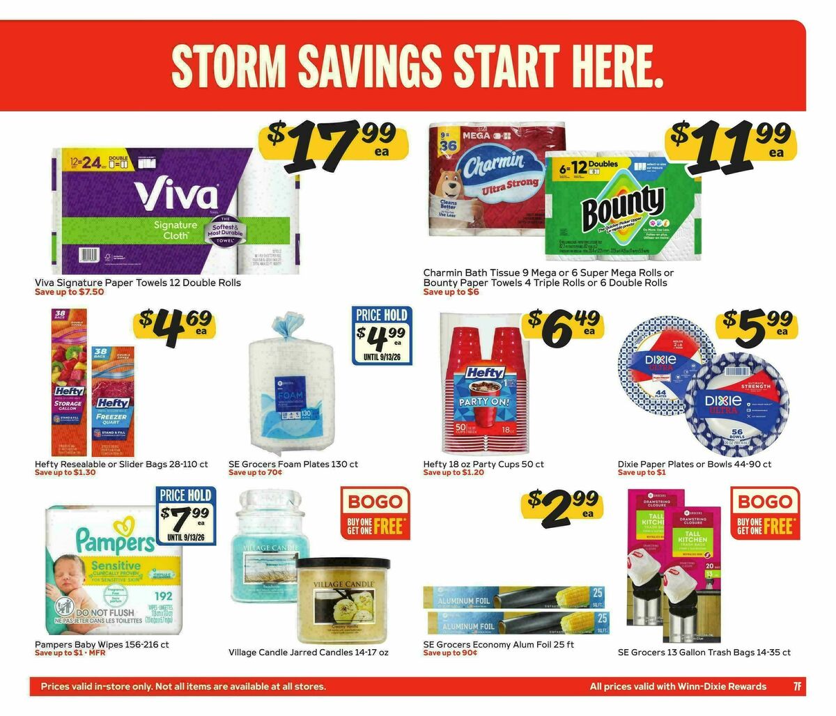 Winn-Dixie Weekly Ad from August 5