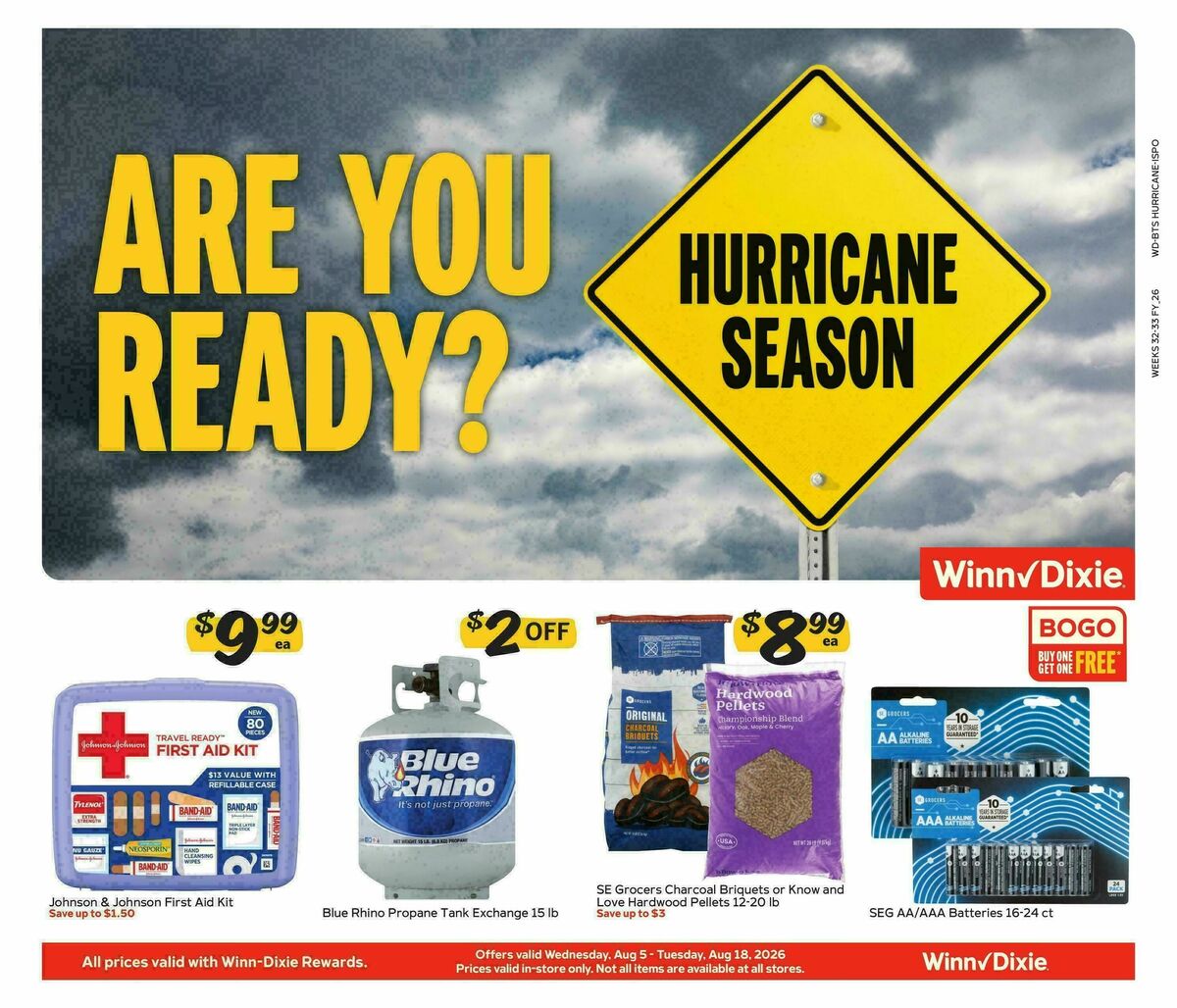 Winn-Dixie Weekly Ad from August 5