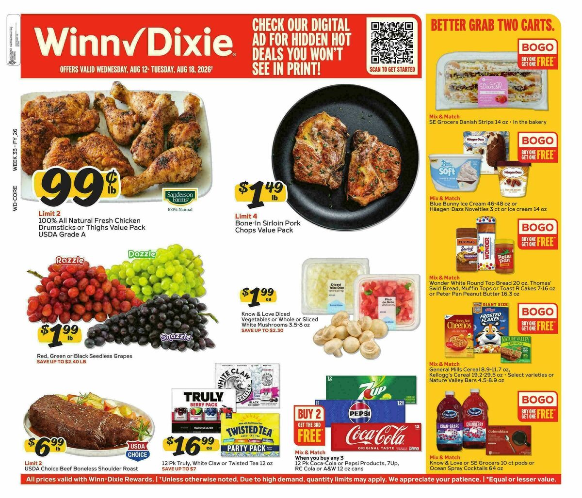 Winn-Dixie Weekly Ad from August 12