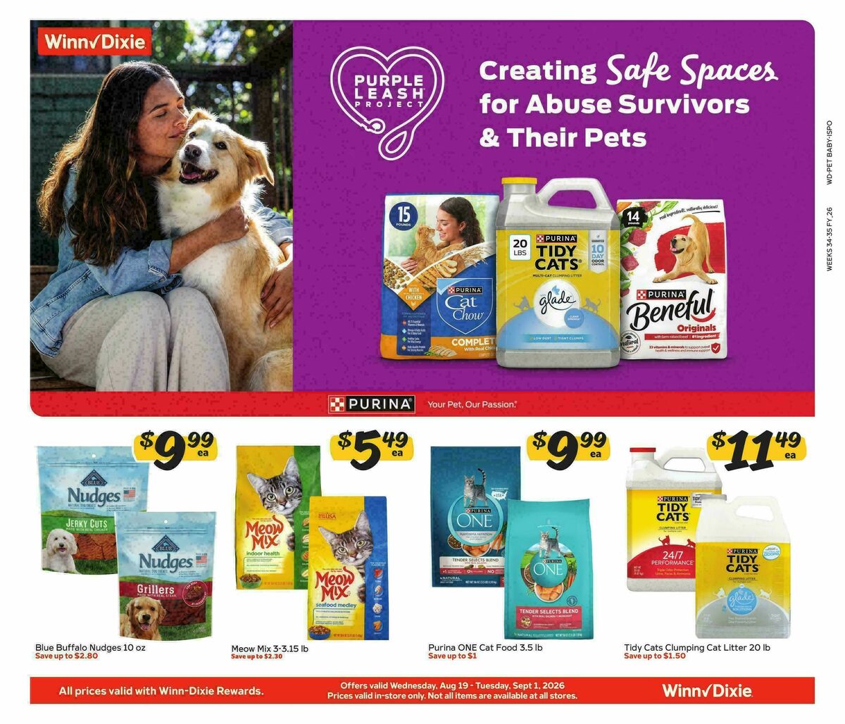 Winn-Dixie Weekly Ad from August 19
