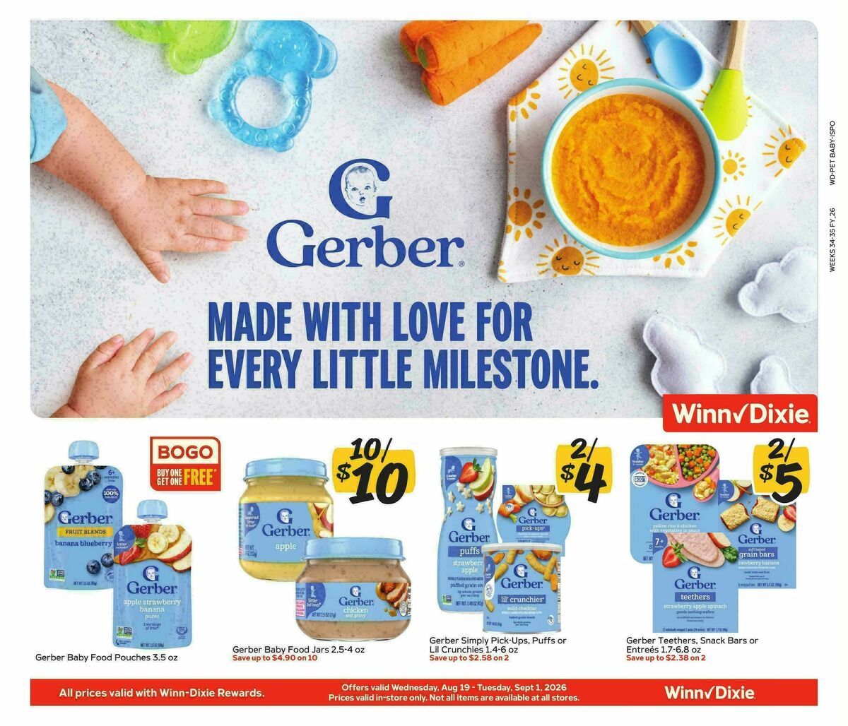 Winn-Dixie Weekly Ad from August 19