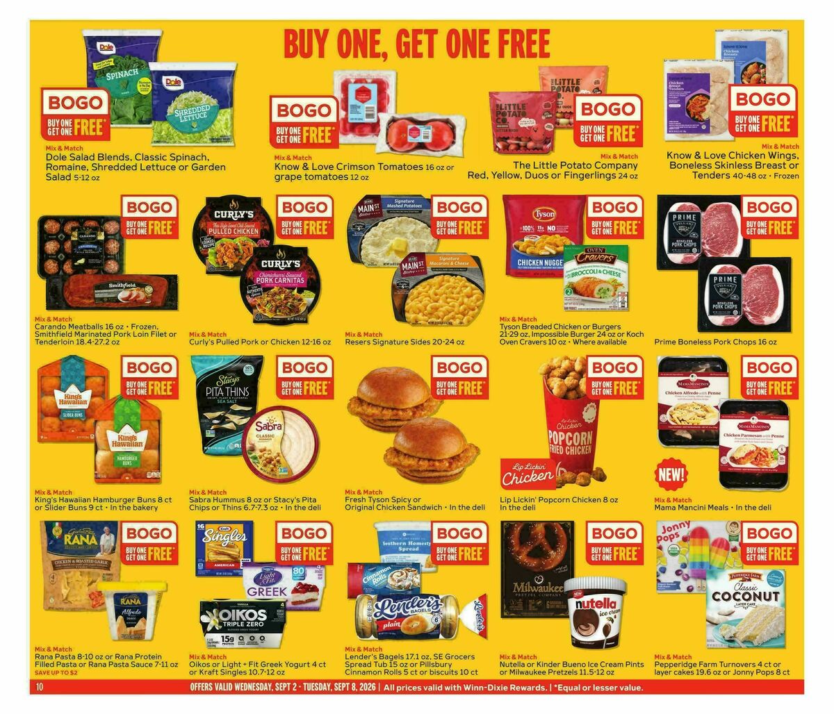 Winn-Dixie Weekly Ad from September 2