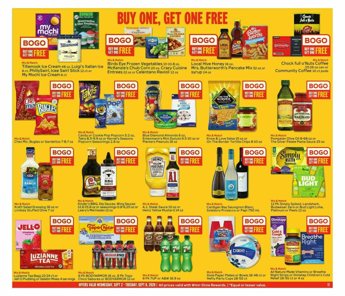 Winn-Dixie Weekly Ad from September 2