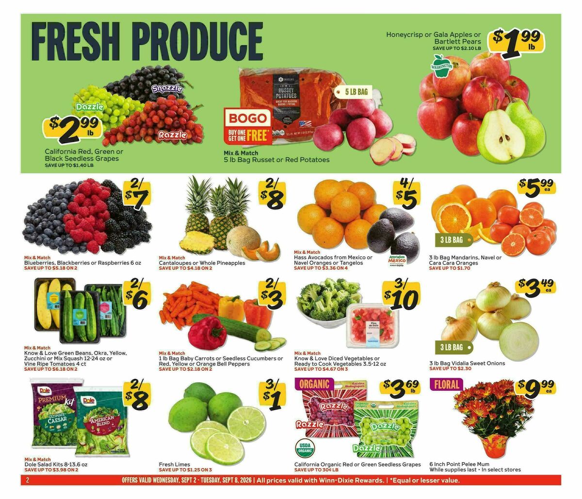 Winn-Dixie Weekly Ad from September 2