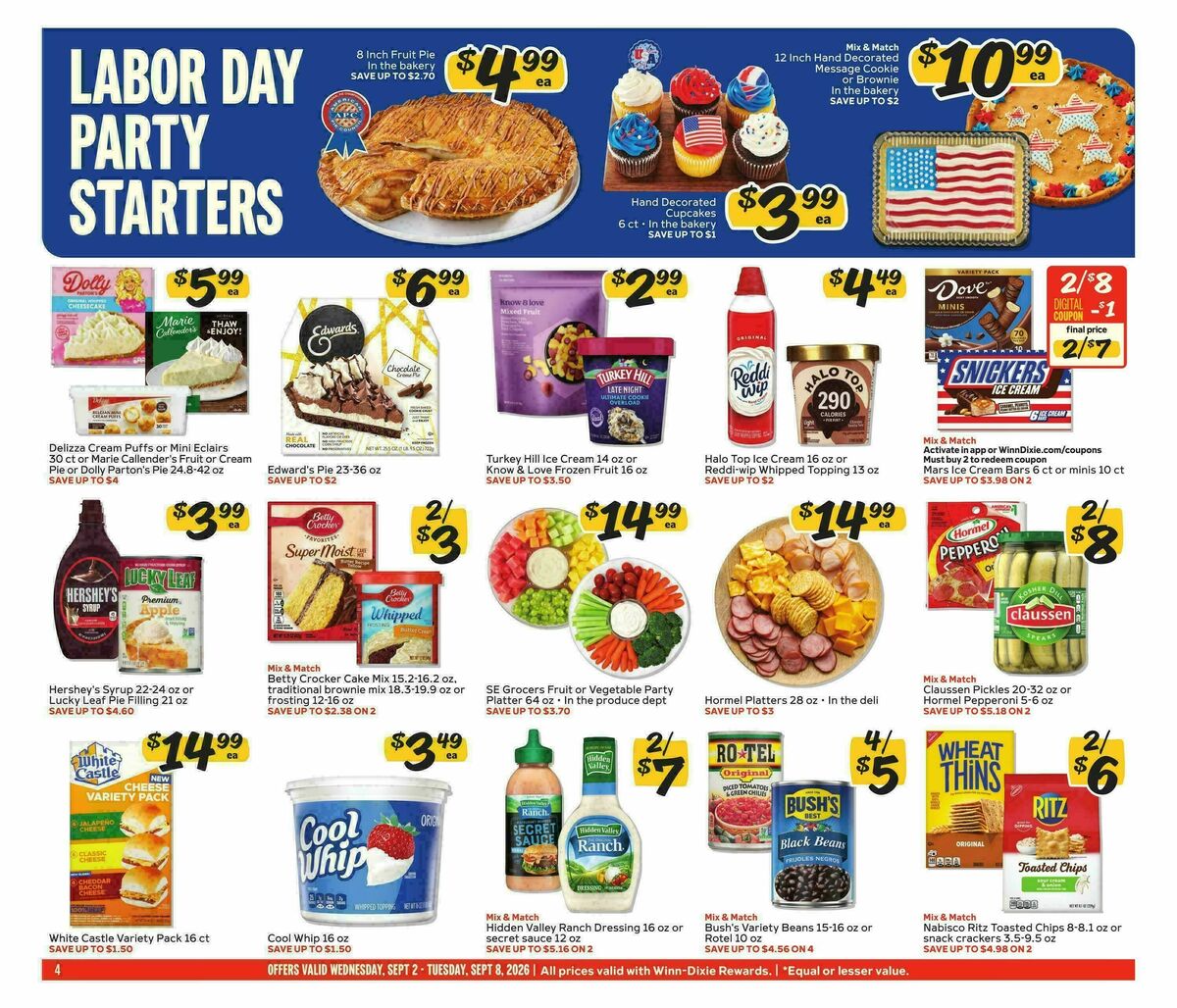 Winn-Dixie Weekly Ad from September 2