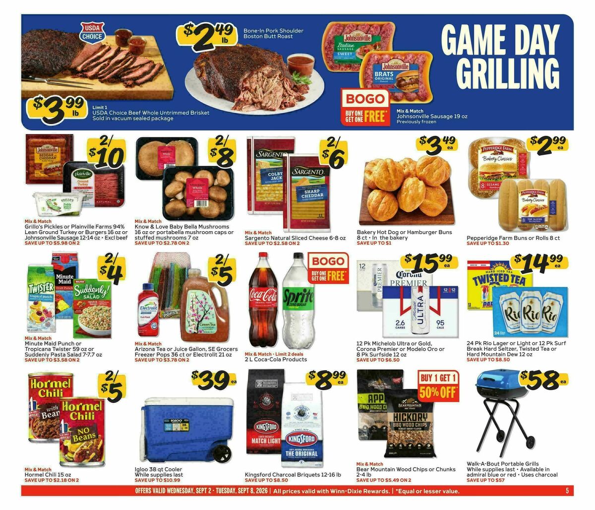 Winn-Dixie Weekly Ad from September 2