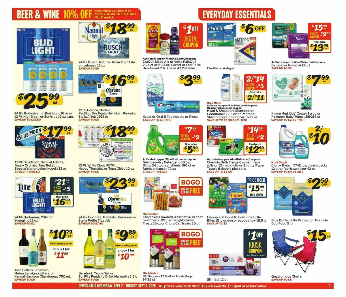 Winn-Dixie Weekly Ad from September 2