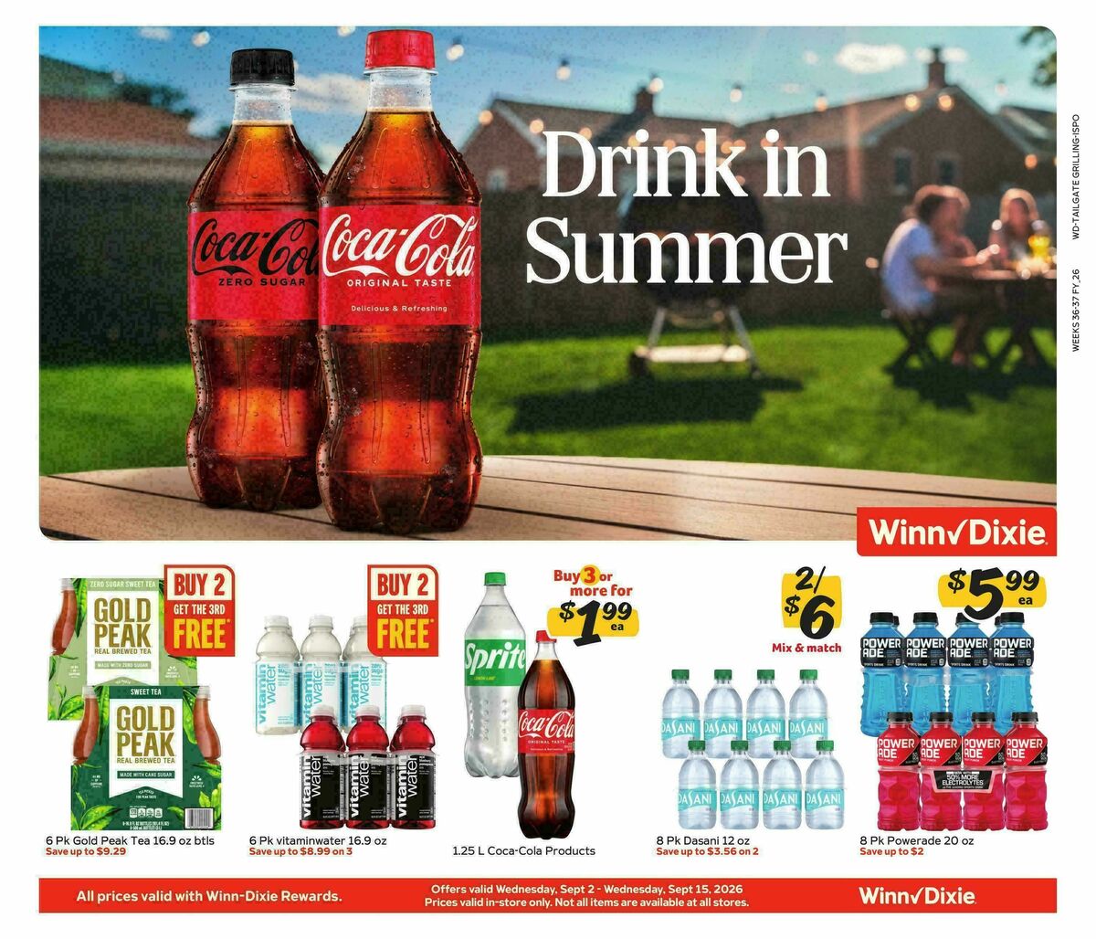 Winn-Dixie Weekly Ad from September 2