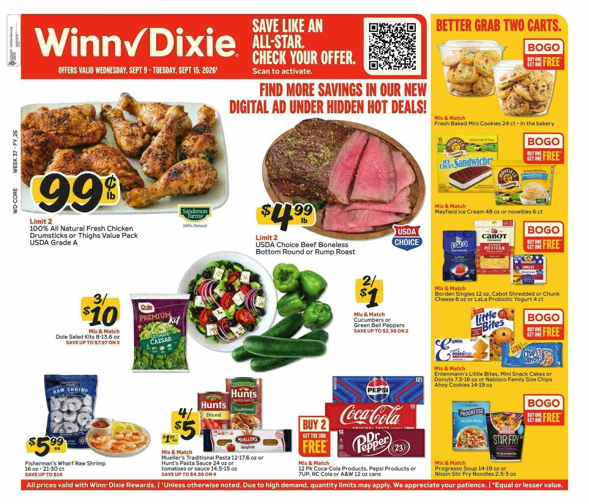 Winn-Dixie Weekly Ad from September 9