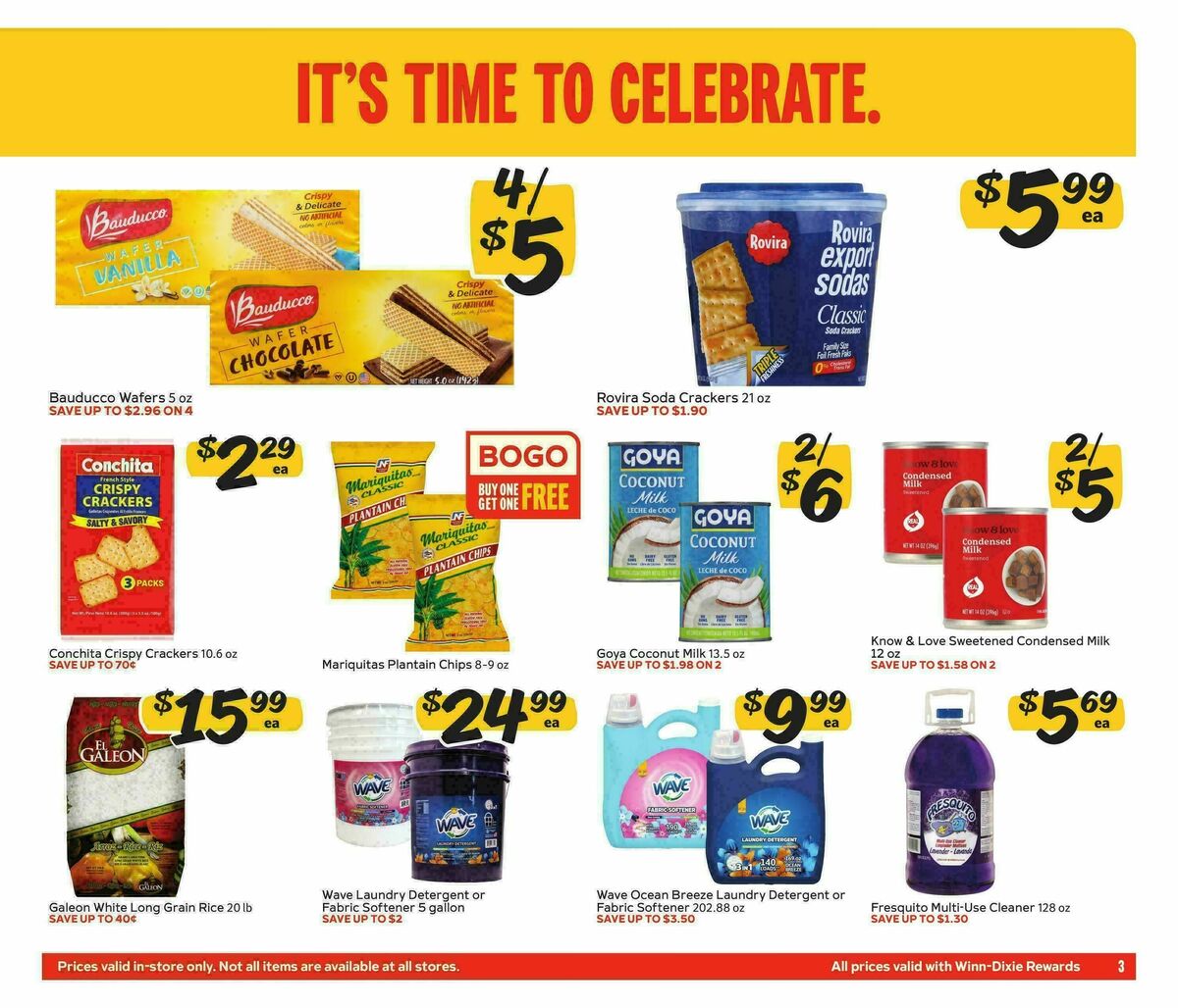 Winn-Dixie Weekly Ad from September 16