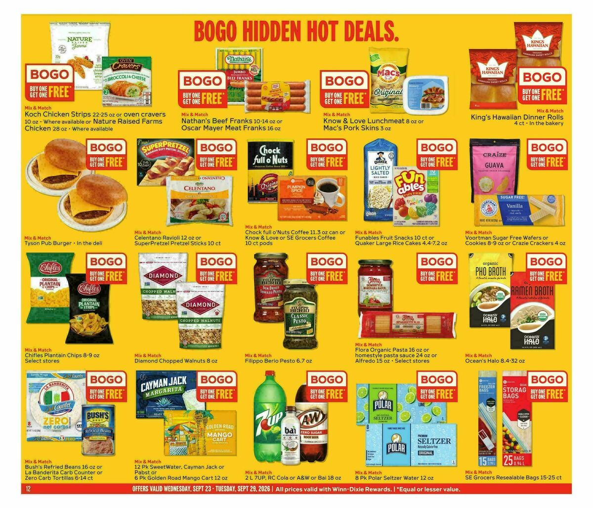 Winn-Dixie Weekly Ad from September 23