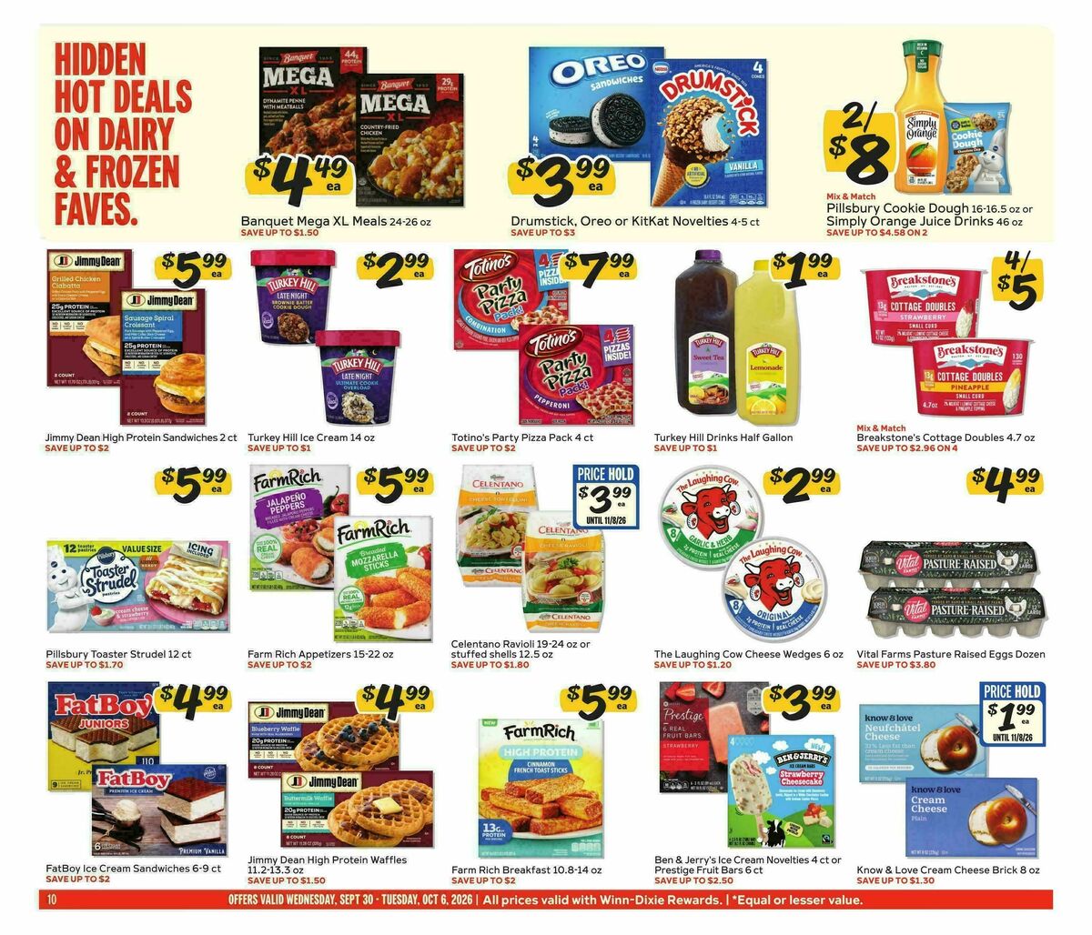 Winn-Dixie Weekly Ad from September 30
