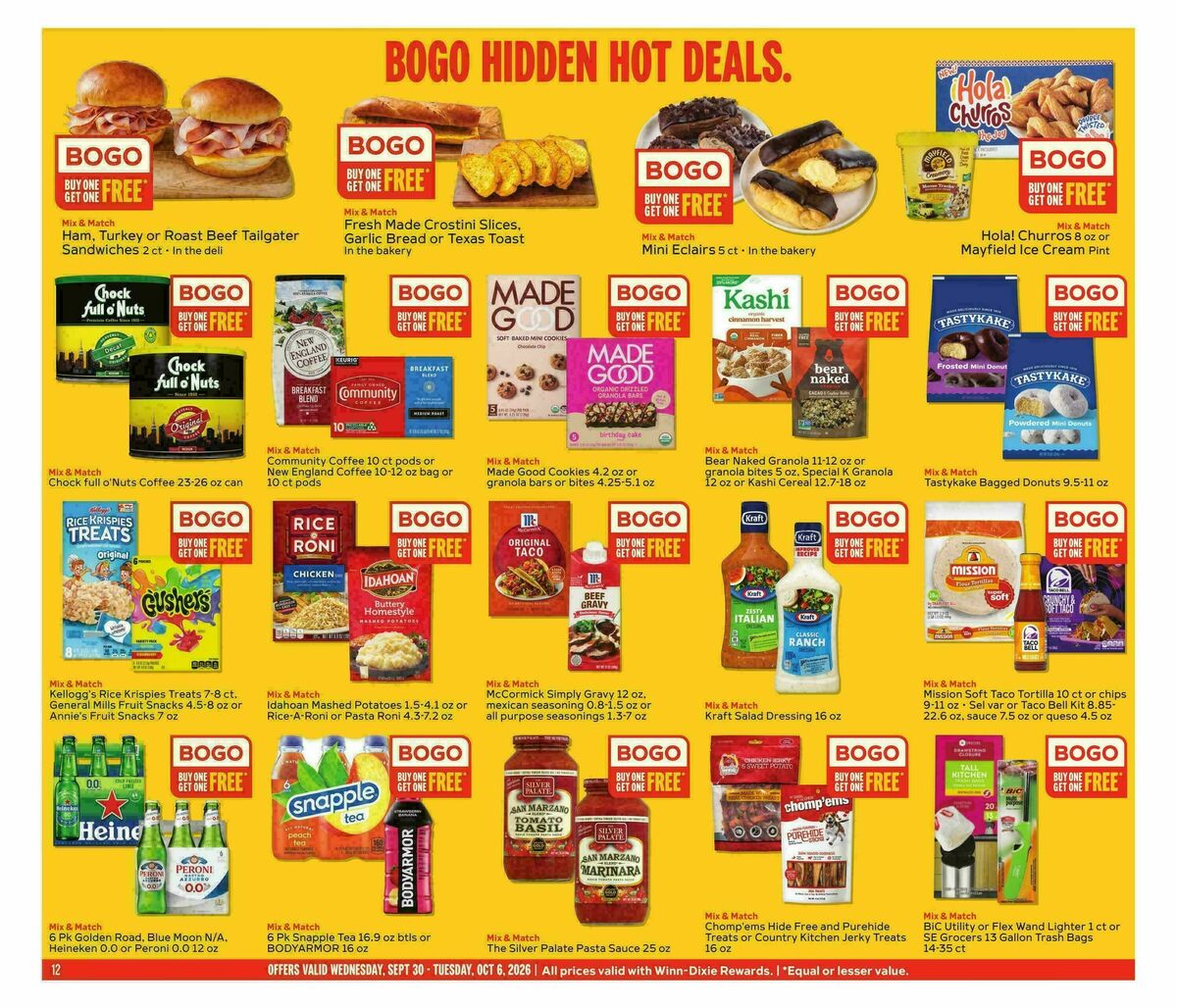 Winn-Dixie Weekly Ad from September 30