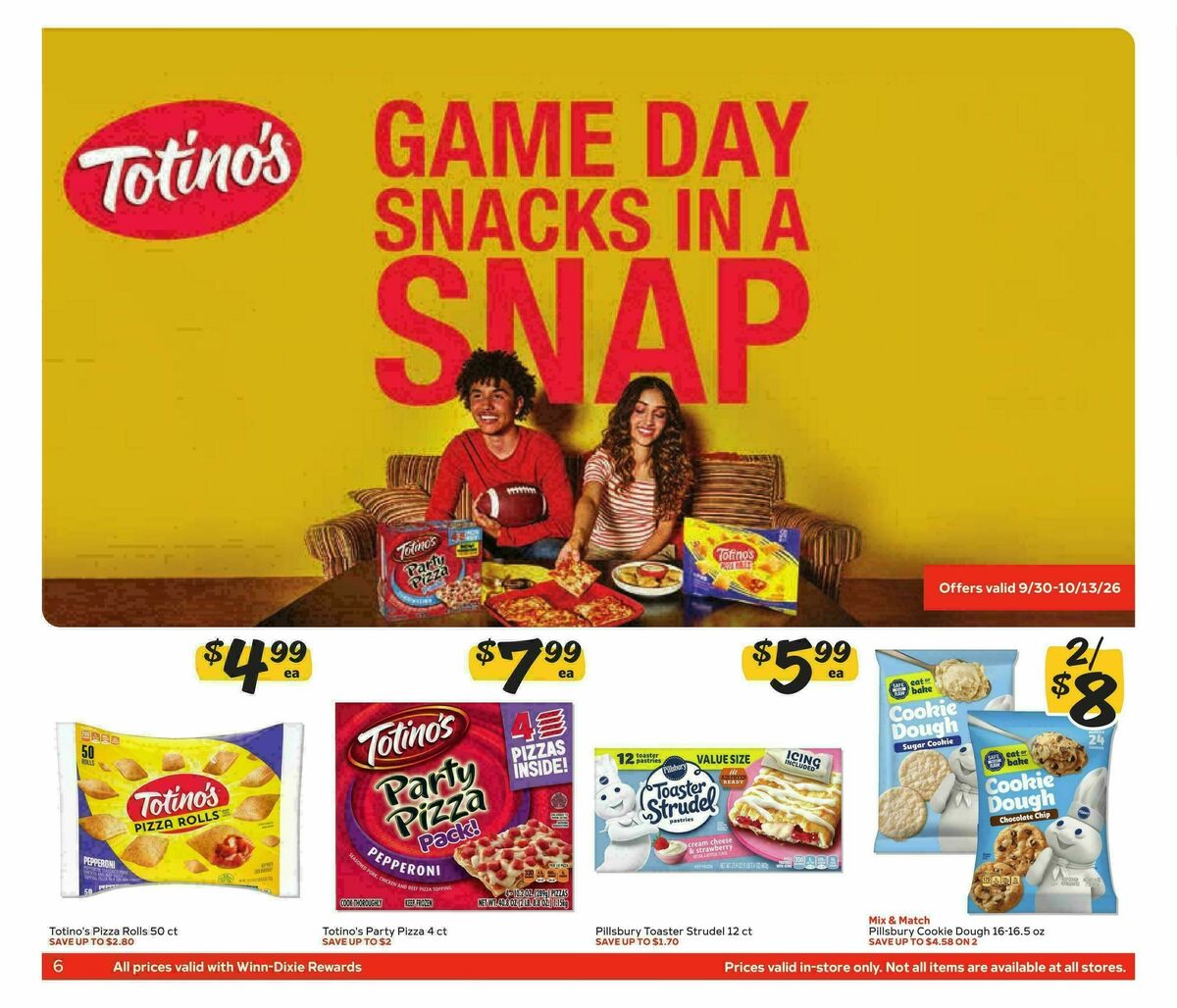 Winn-Dixie Weekly Ad from September 30