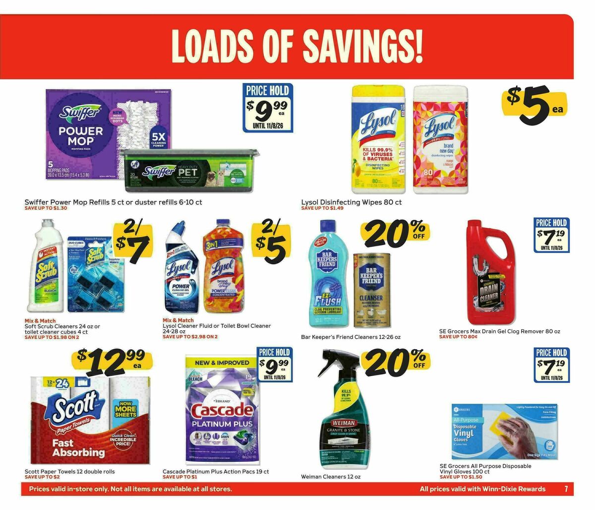 Winn-Dixie Weekly Ad from September 30