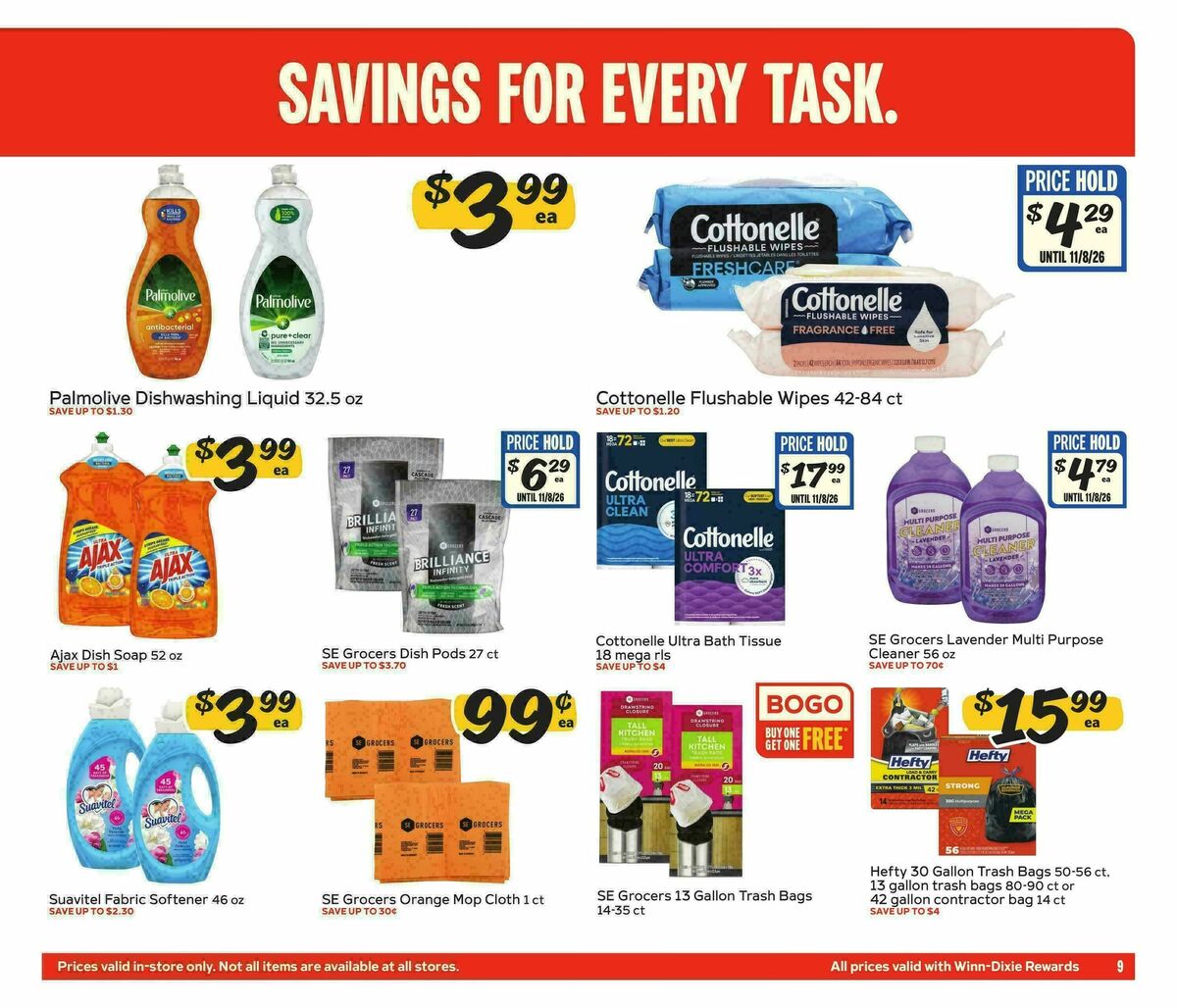 Winn-Dixie Weekly Ad from September 30