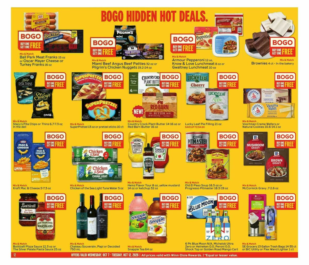 Winn-Dixie Weekly Ad from October 7