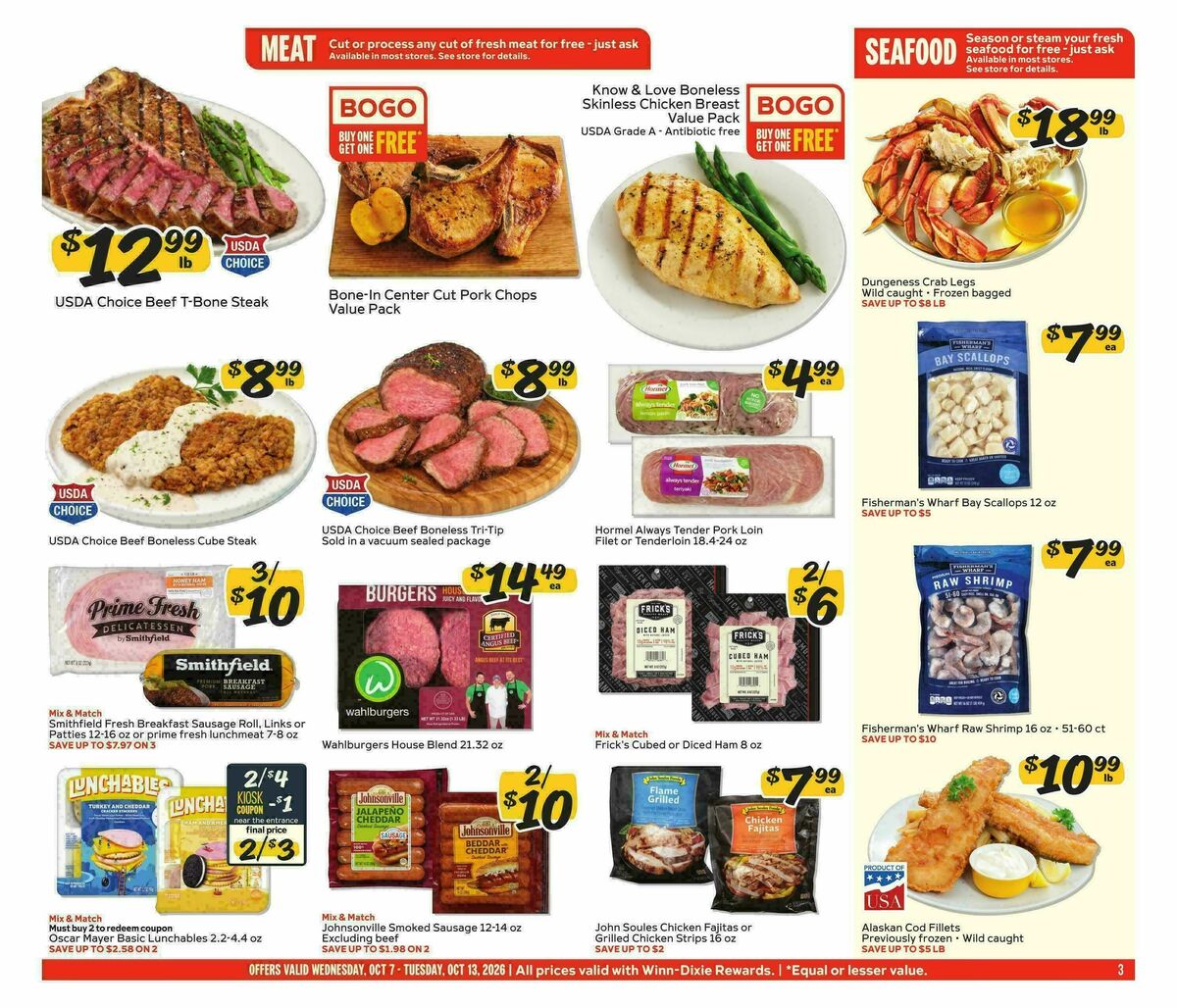 Winn-Dixie Weekly Ad from October 7