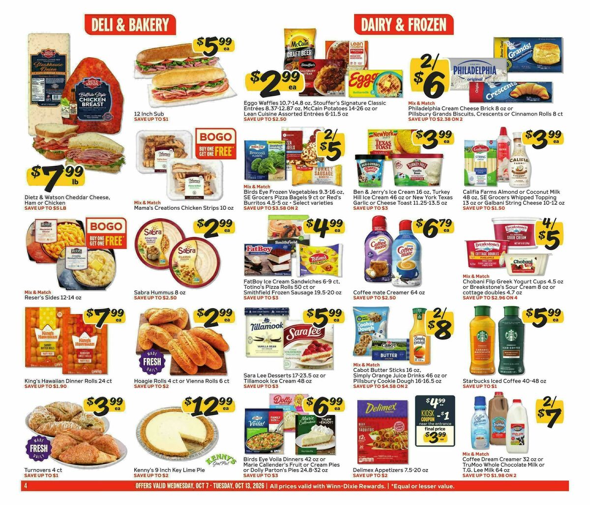 Winn-Dixie Weekly Ad from October 7