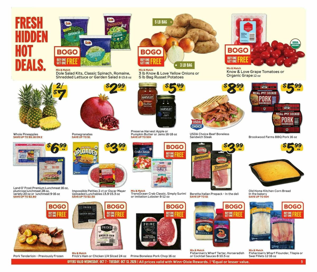 Winn-Dixie Weekly Ad from October 7