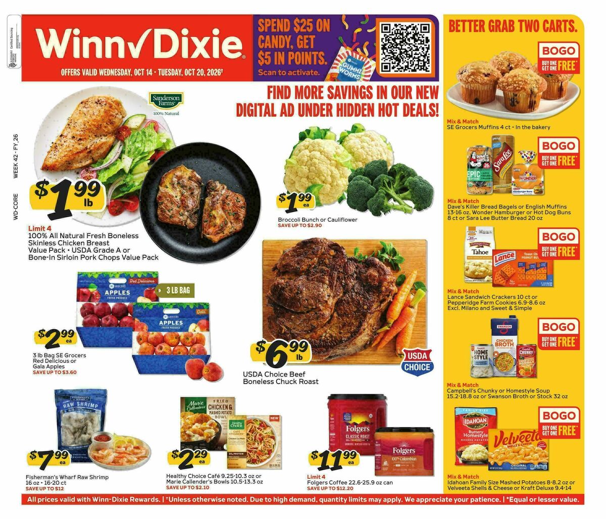 Winn-Dixie Weekly Ad from October 14