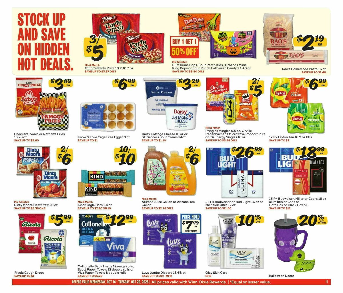 Winn-Dixie Weekly Ad from October 14