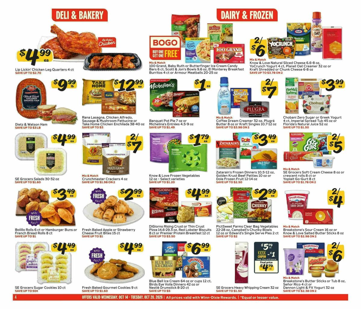 Winn-Dixie Weekly Ad from October 14