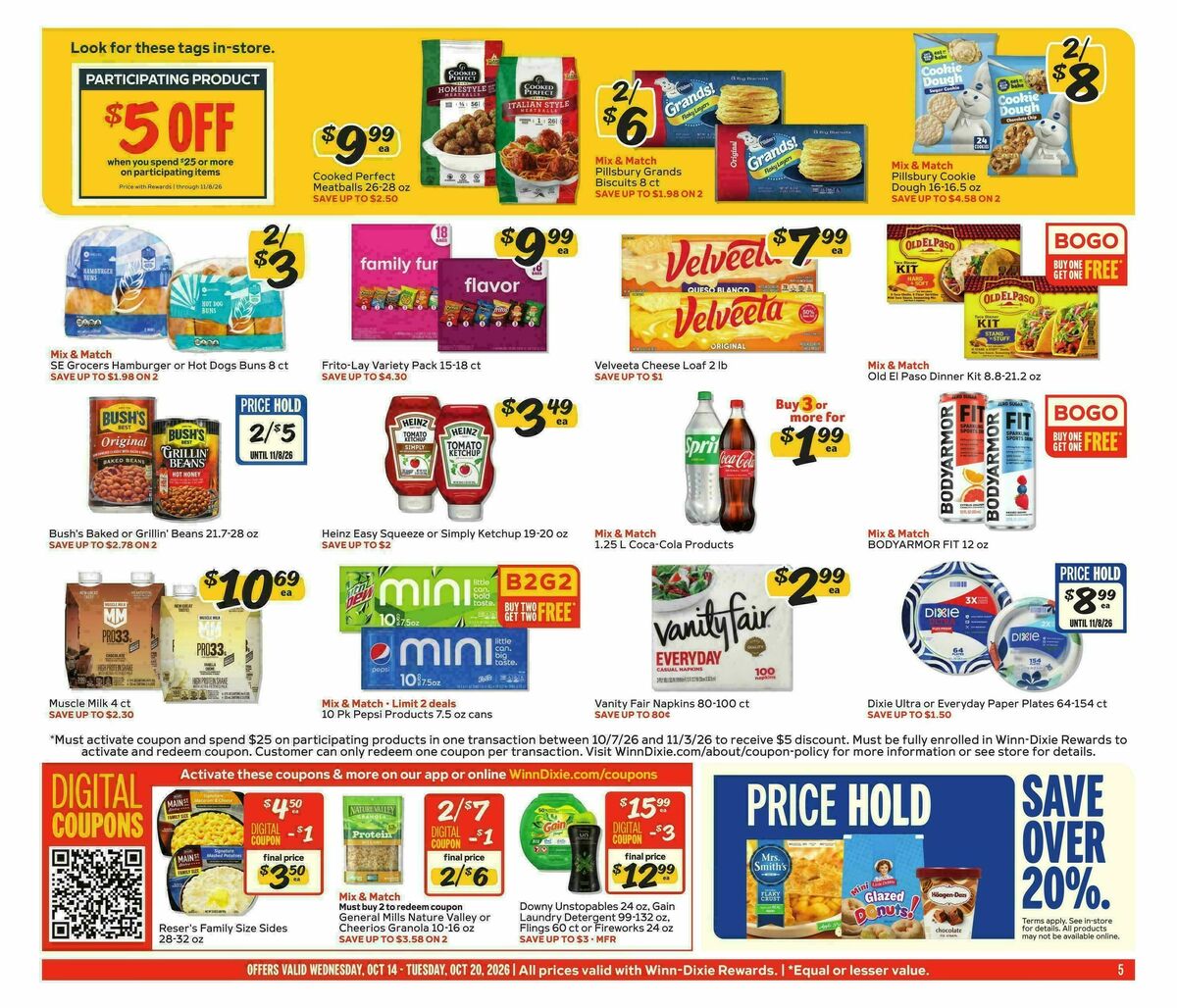 Winn-Dixie Weekly Ad from October 14