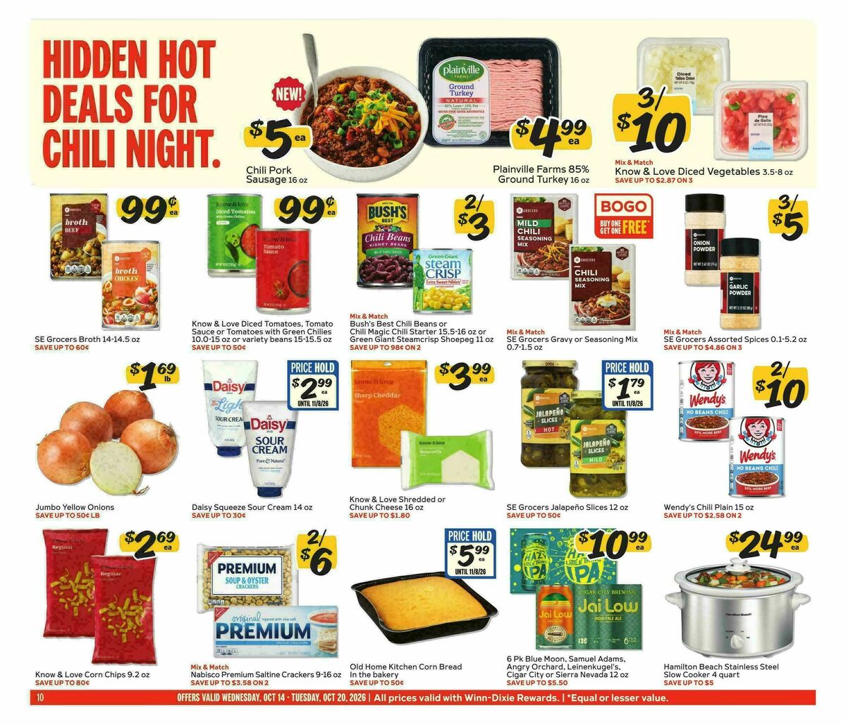 Winn-Dixie Weekly Ad from October 14