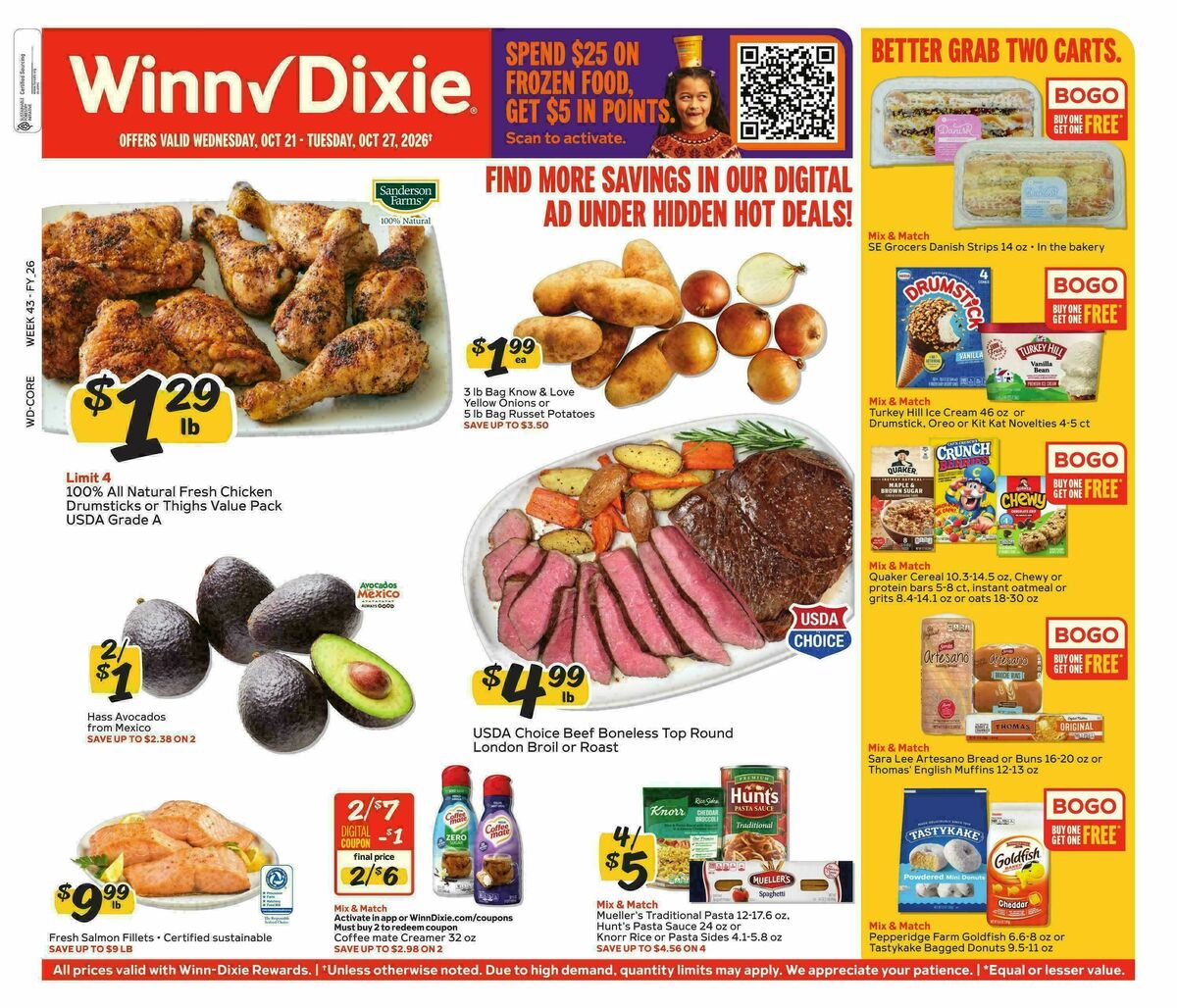 Winn-Dixie Weekly Ad from October 21