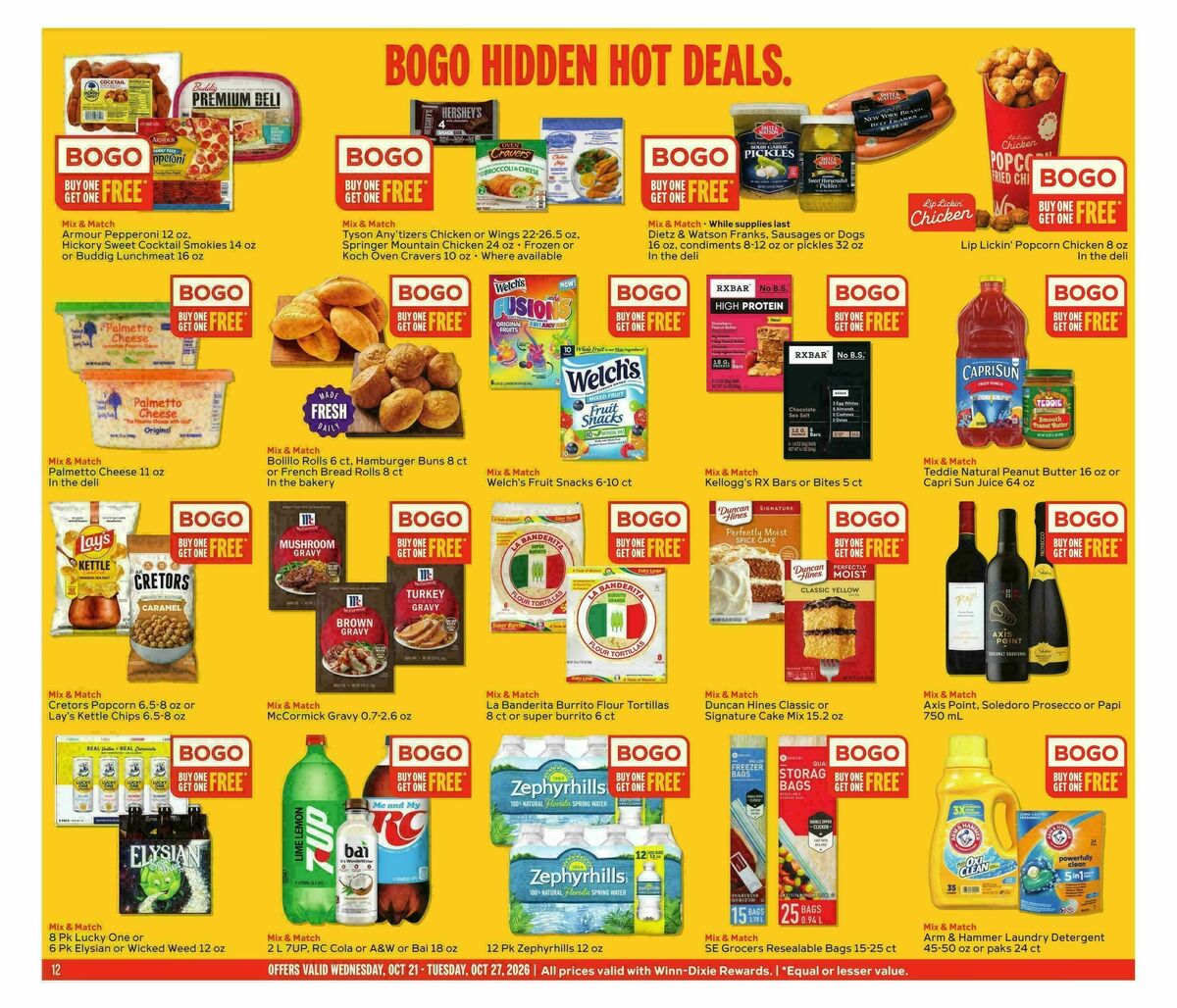 Winn-Dixie Weekly Ad from October 21