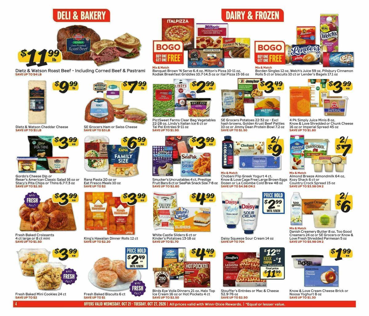 Winn-Dixie Weekly Ad from October 21