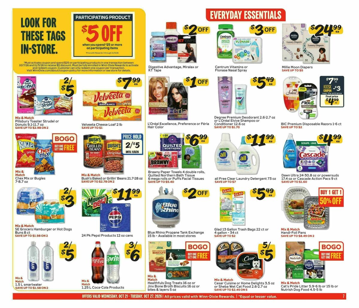 Winn-Dixie Weekly Ad from October 21