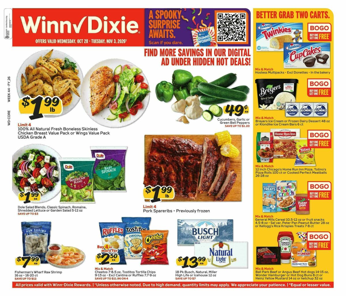 Winn-Dixie Weekly Ad from October 28