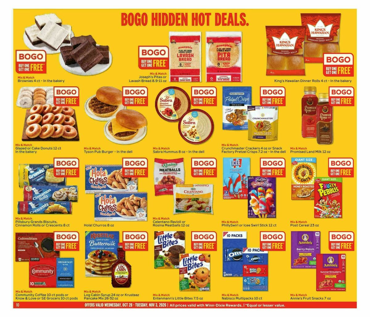 Winn-Dixie Weekly Ad from October 28
