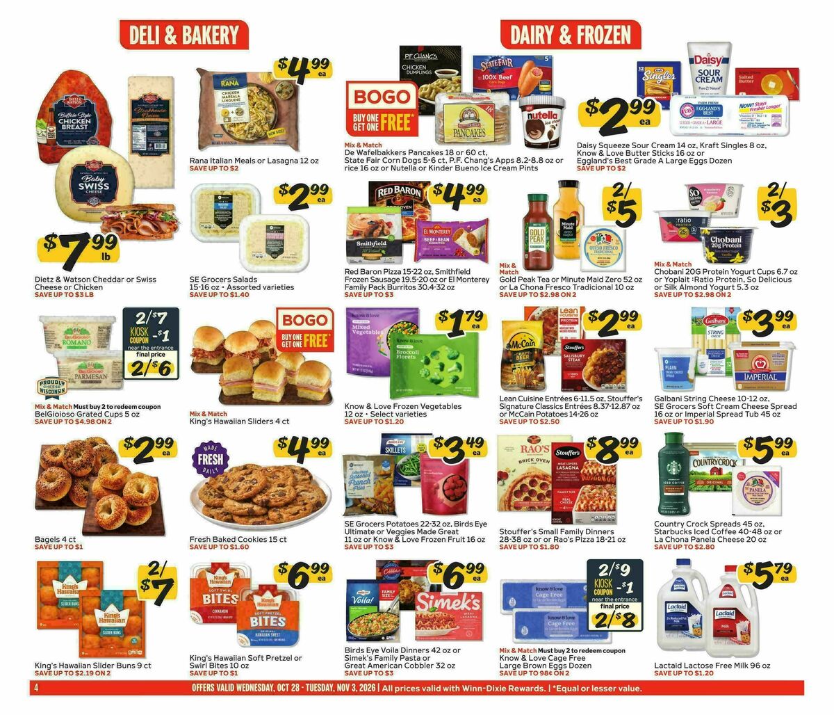 Winn-Dixie Weekly Ad from October 28
