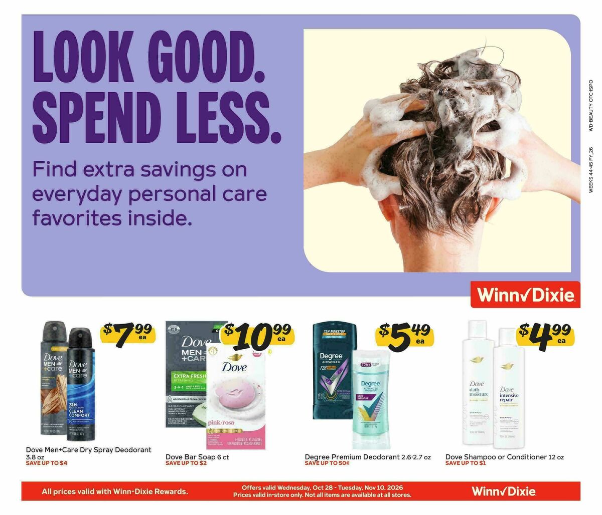 Winn-Dixie Weekly Ad from October 28