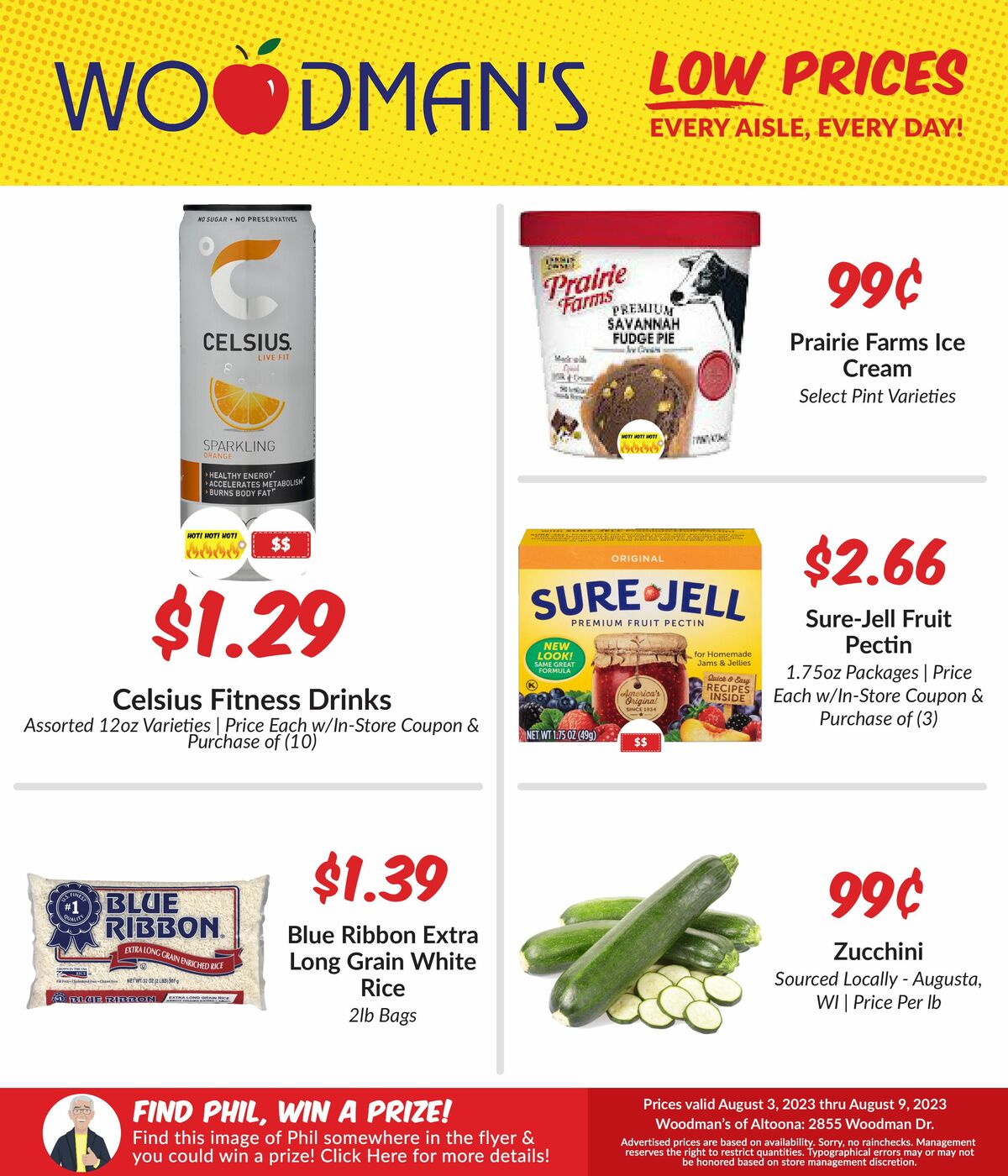 Woodmans Food Market Weekly Ad from August 3