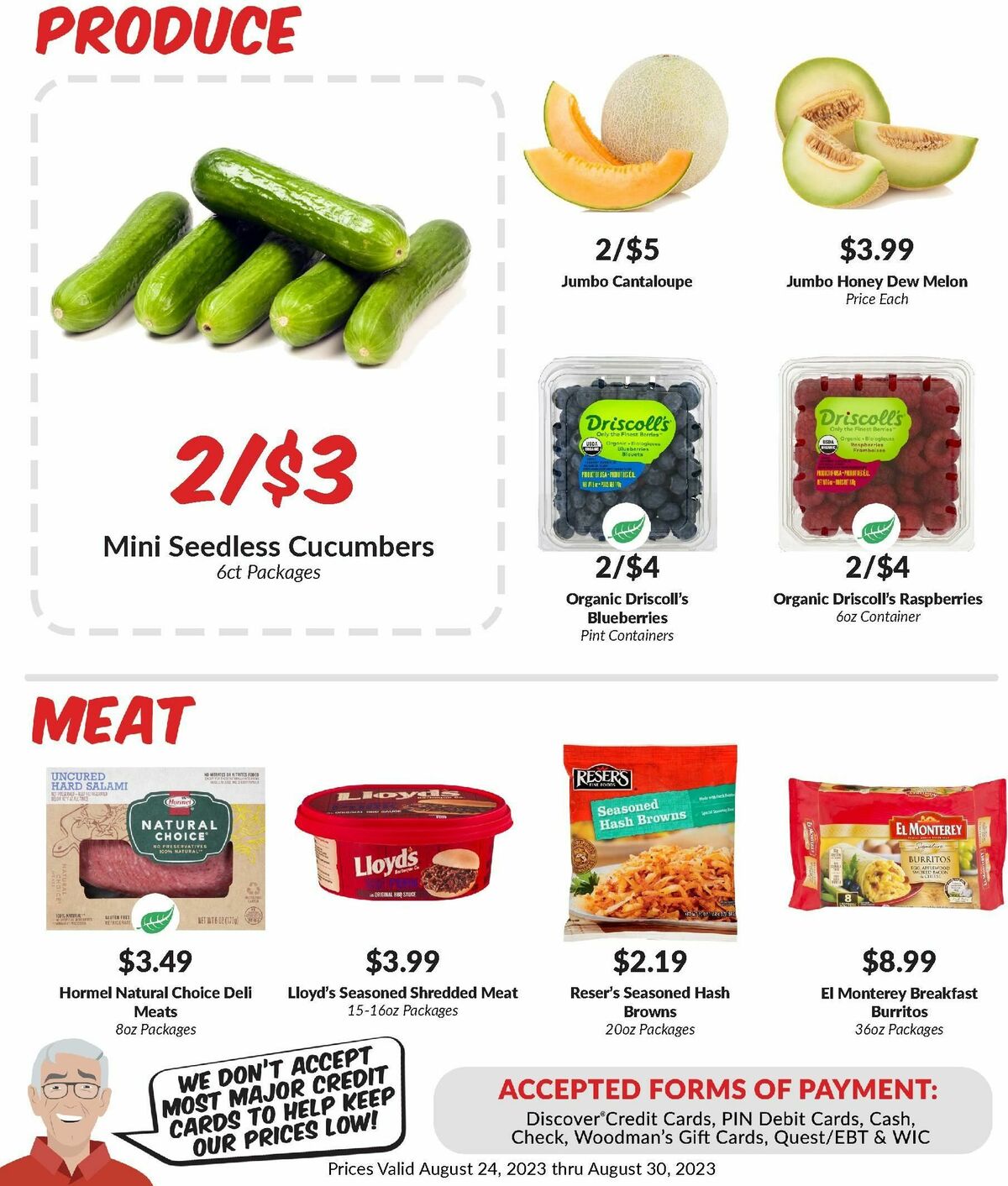 Woodmans Food Market Weekly Ad from August 24