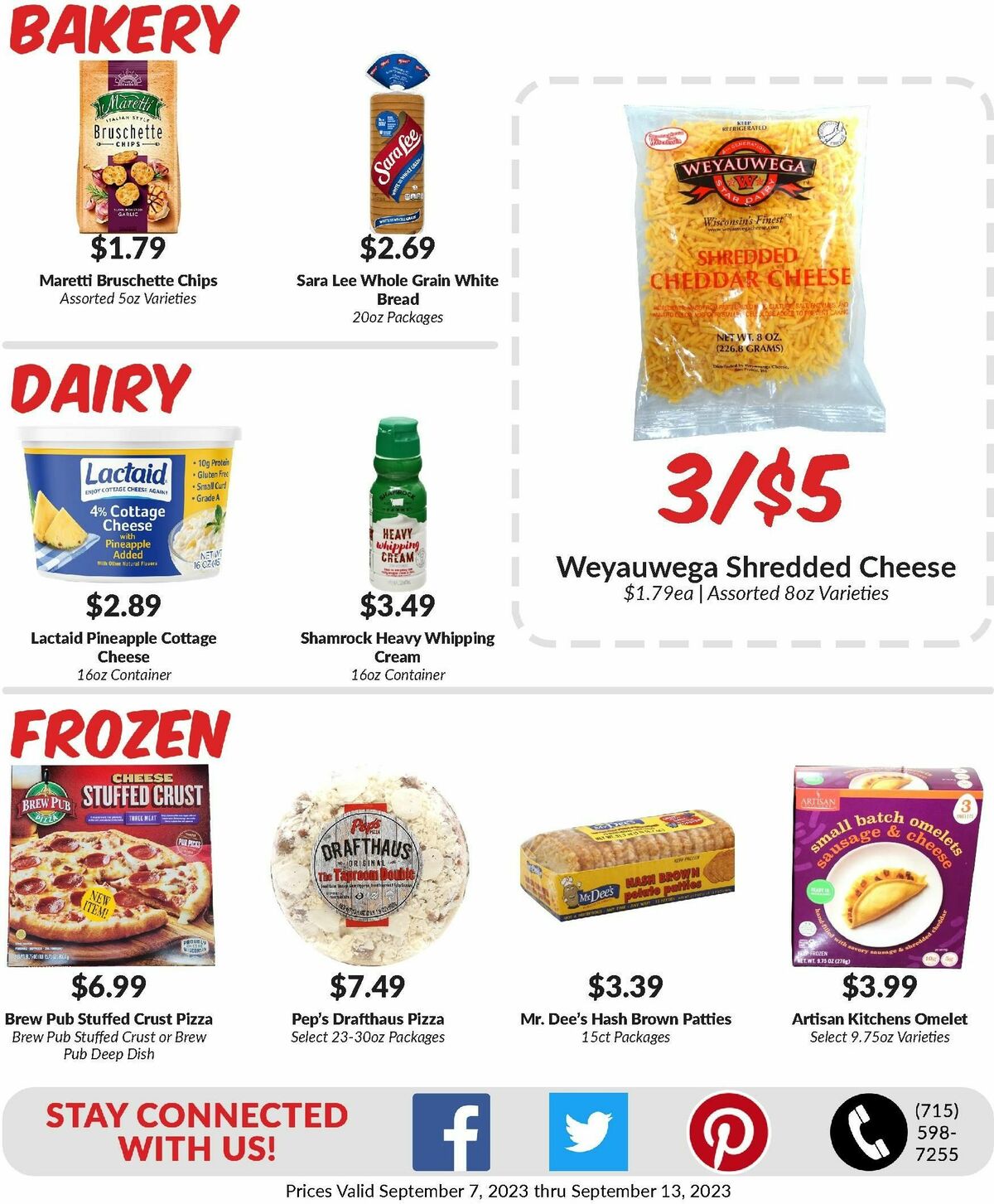 Woodmans Food Market Weekly Ad from September 7