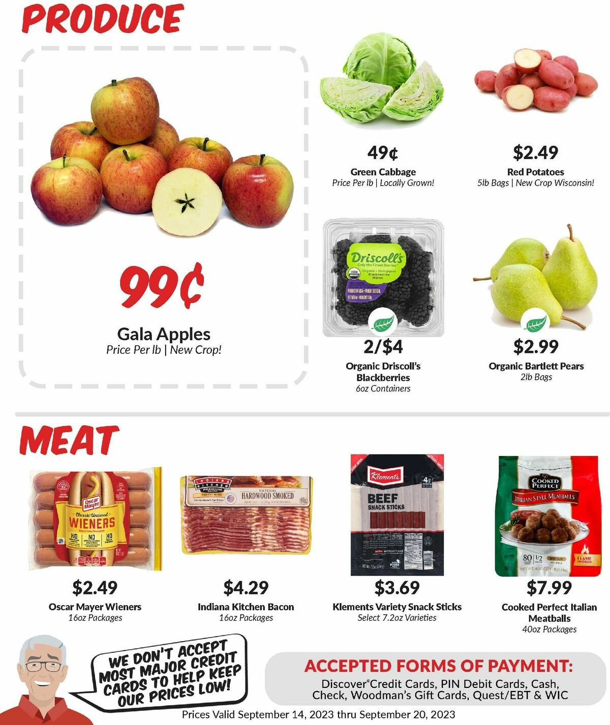 Woodmans Food Market Weekly Ad from September 14