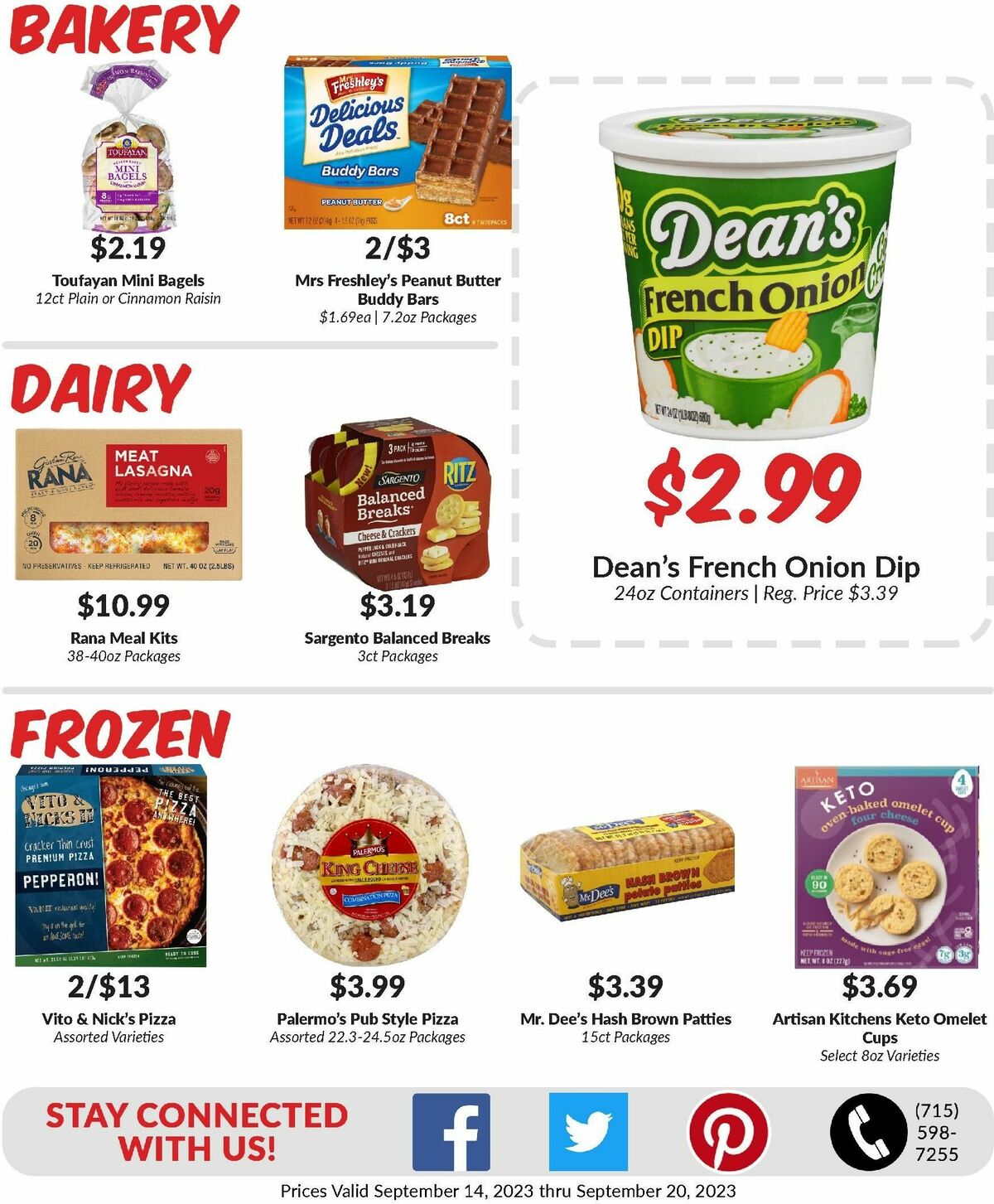 Woodmans Food Market Weekly Ad from September 14
