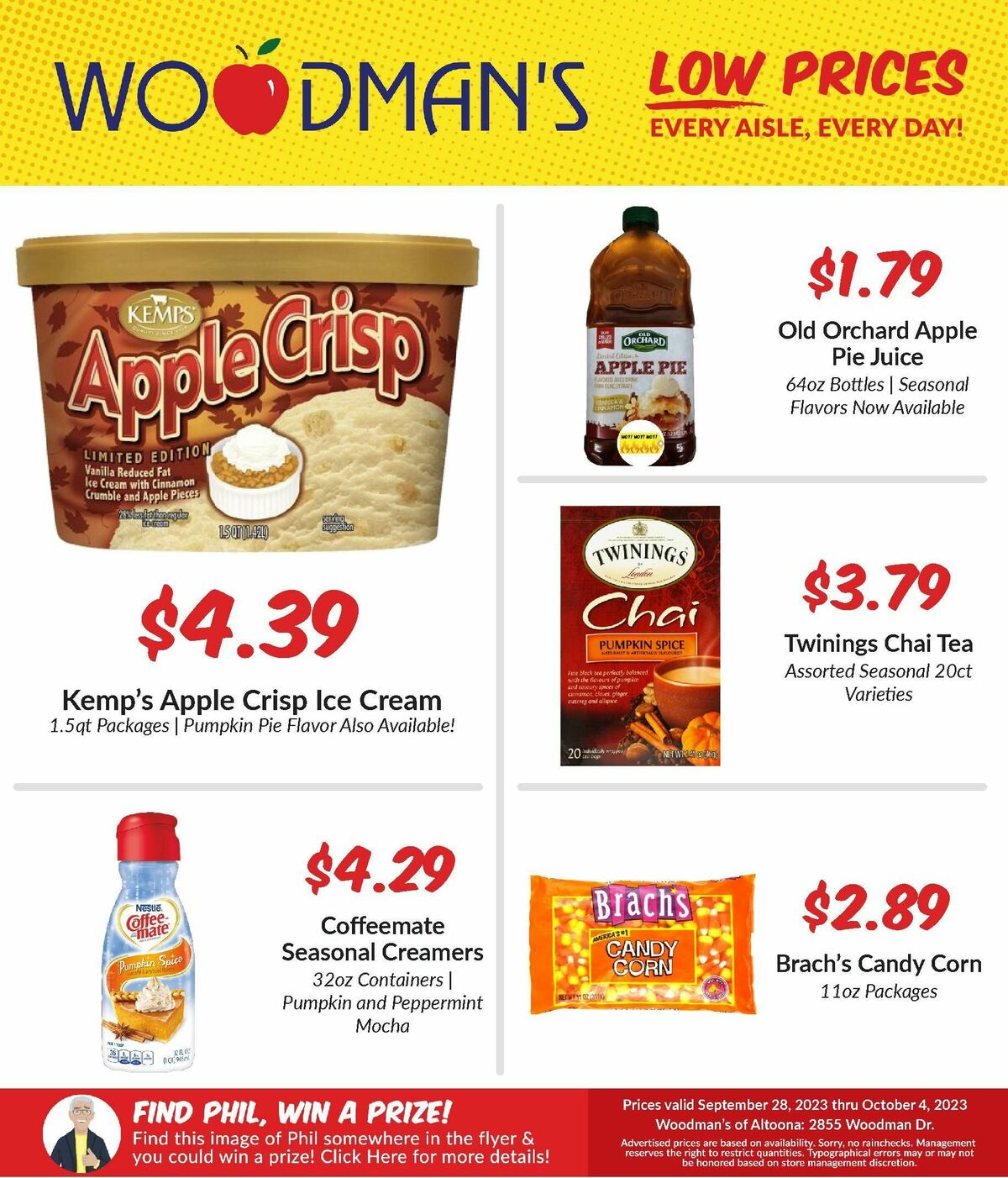 Woodmans Food Market Weekly Ad from September 28